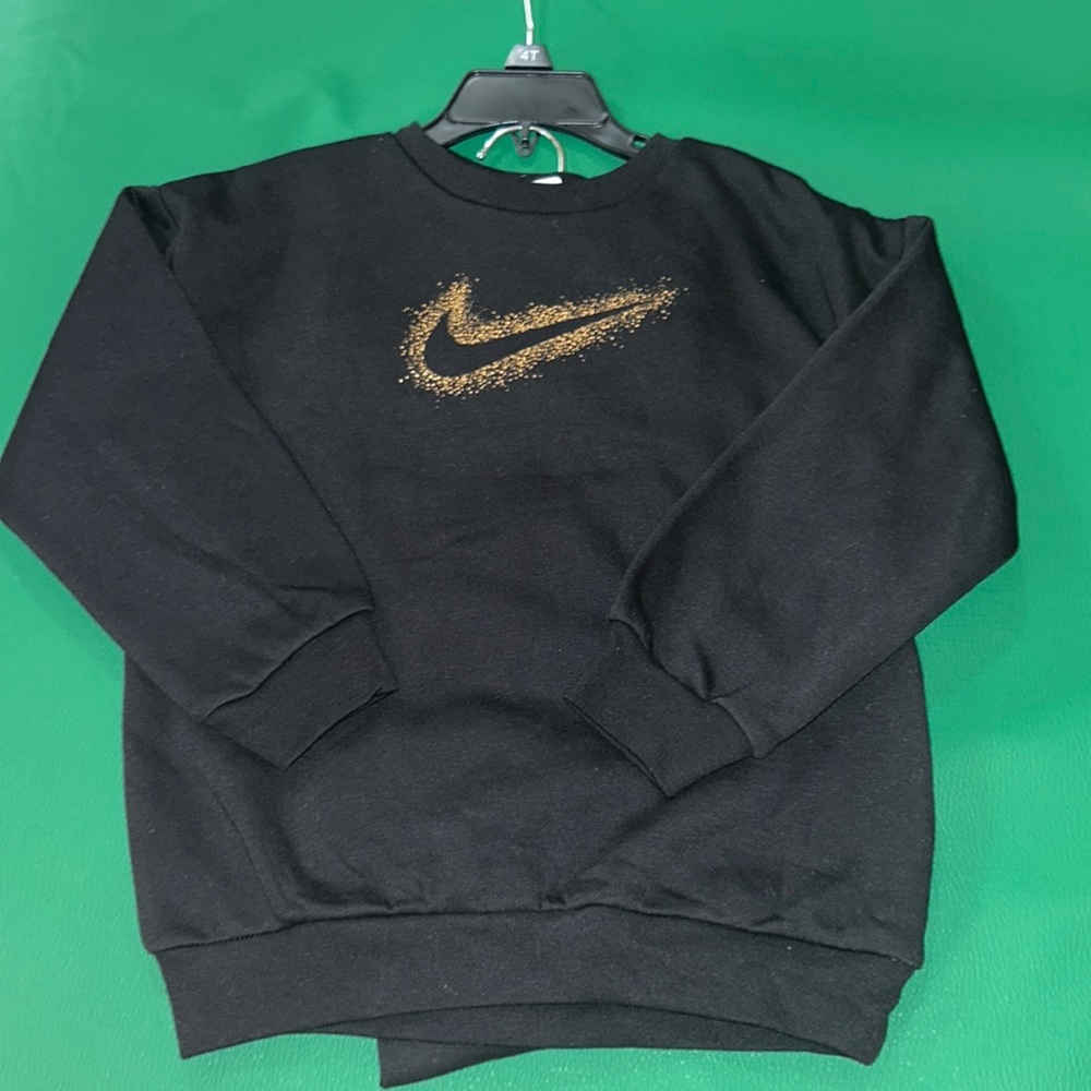 Nike Little Girls Fleece Crewneck & Leggings Set